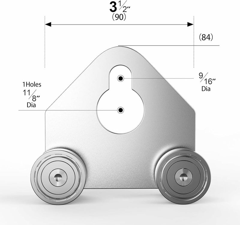EASGIU 4 Wheel Trolley Assembly Roller Trolley - Use with 1-5/8" Wide and All 1-5/8" or Taller Strut Channel (Silver-4 Pack) - Image 2